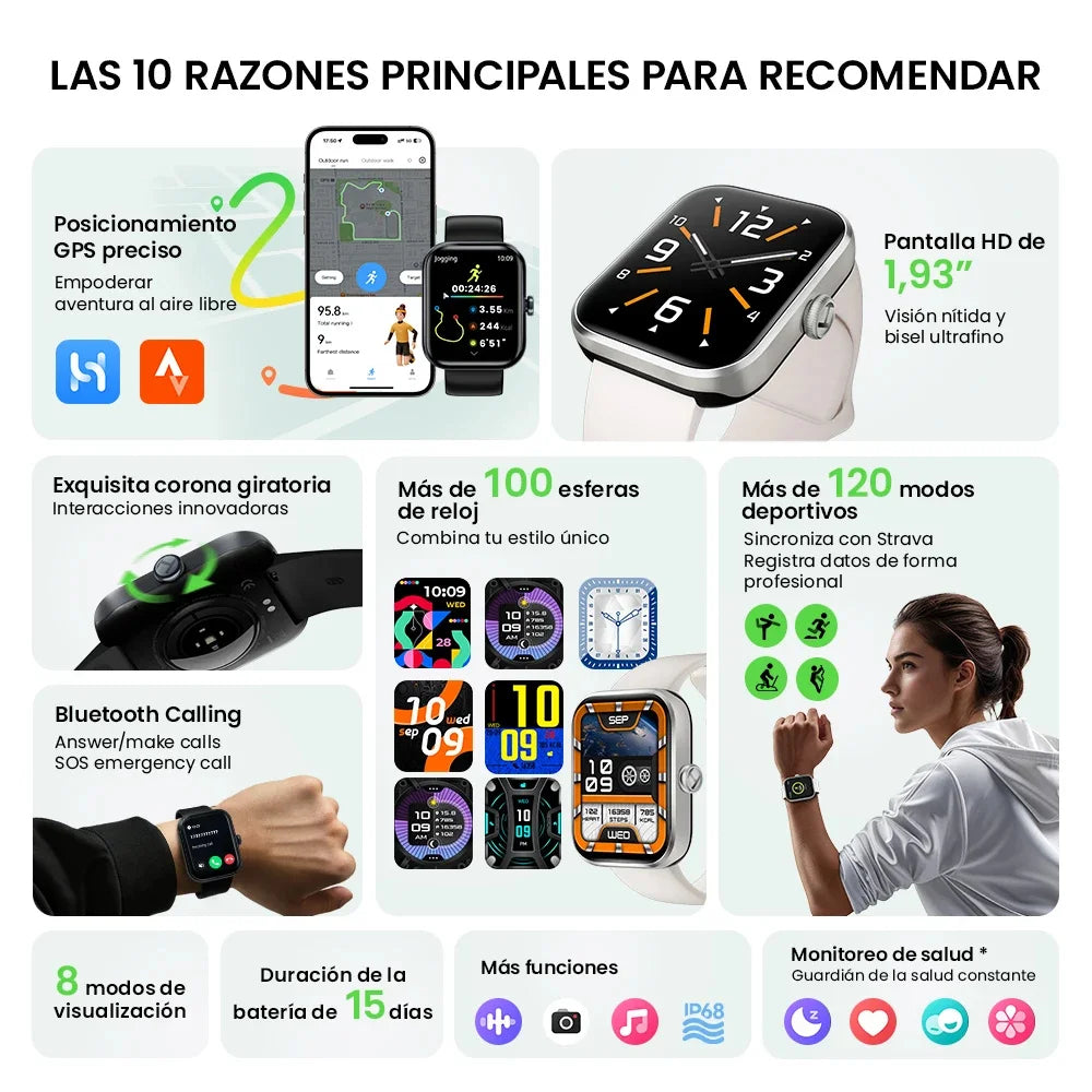 HAYLOU WATCH 4  – Visión Clara, Control Total