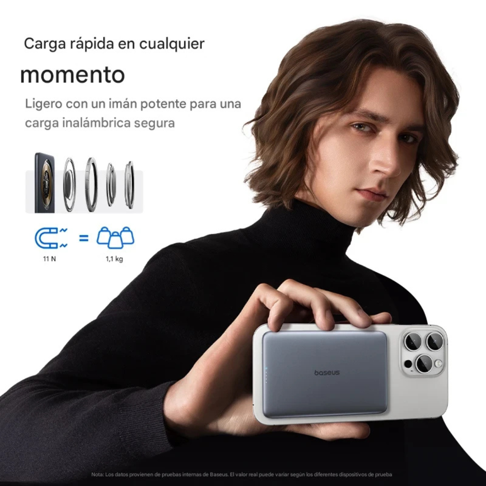 BASEUS - Cargador portátil 5000mAh
