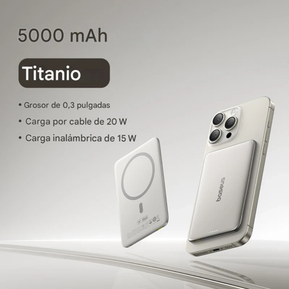 BASEUS - Cargador portátil 5000mAh