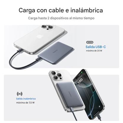 BASEUS - Cargador portátil 5000mAh